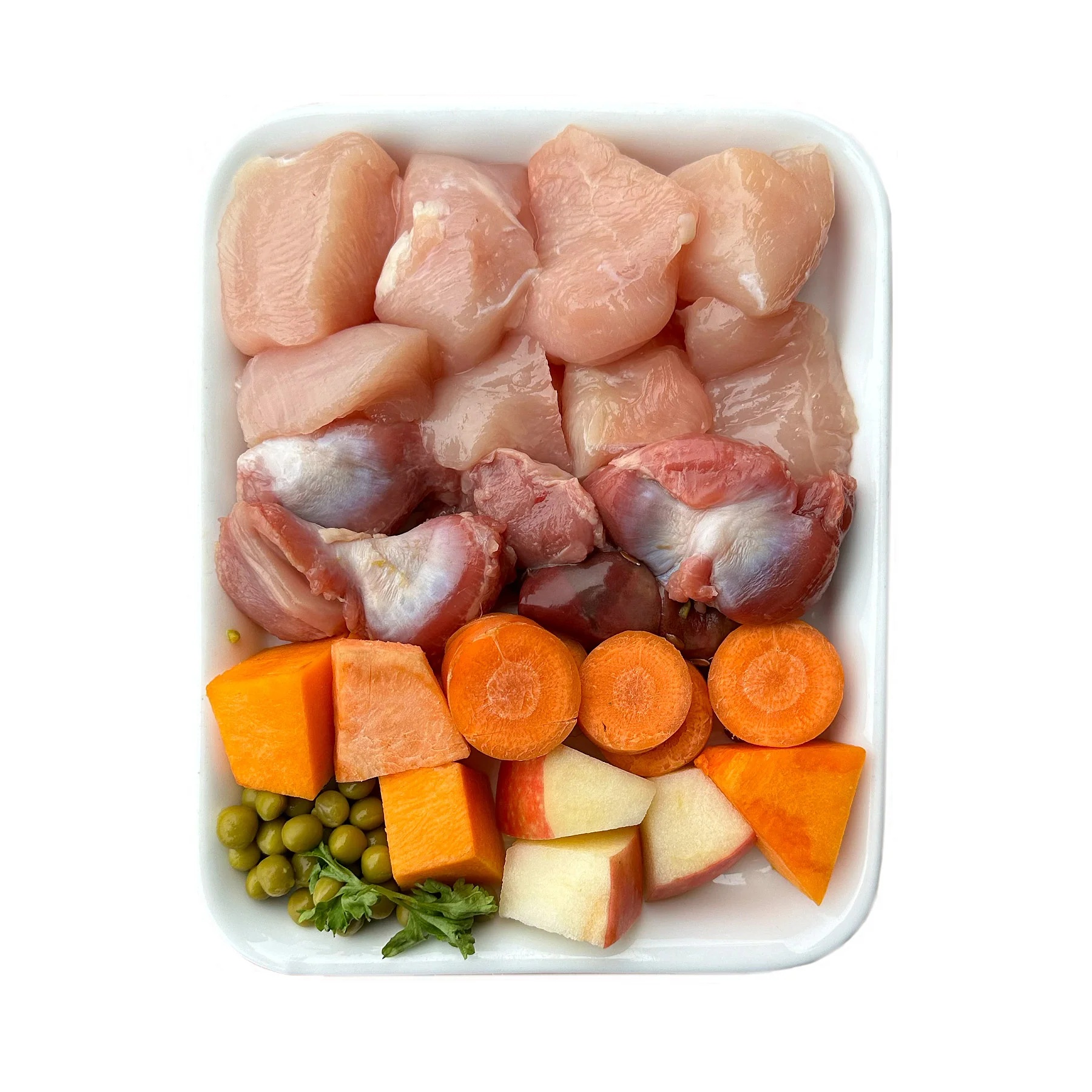 Huhn mit Süßkartoffel, Karotte und Kürbis (500g) gefroren - Image 5