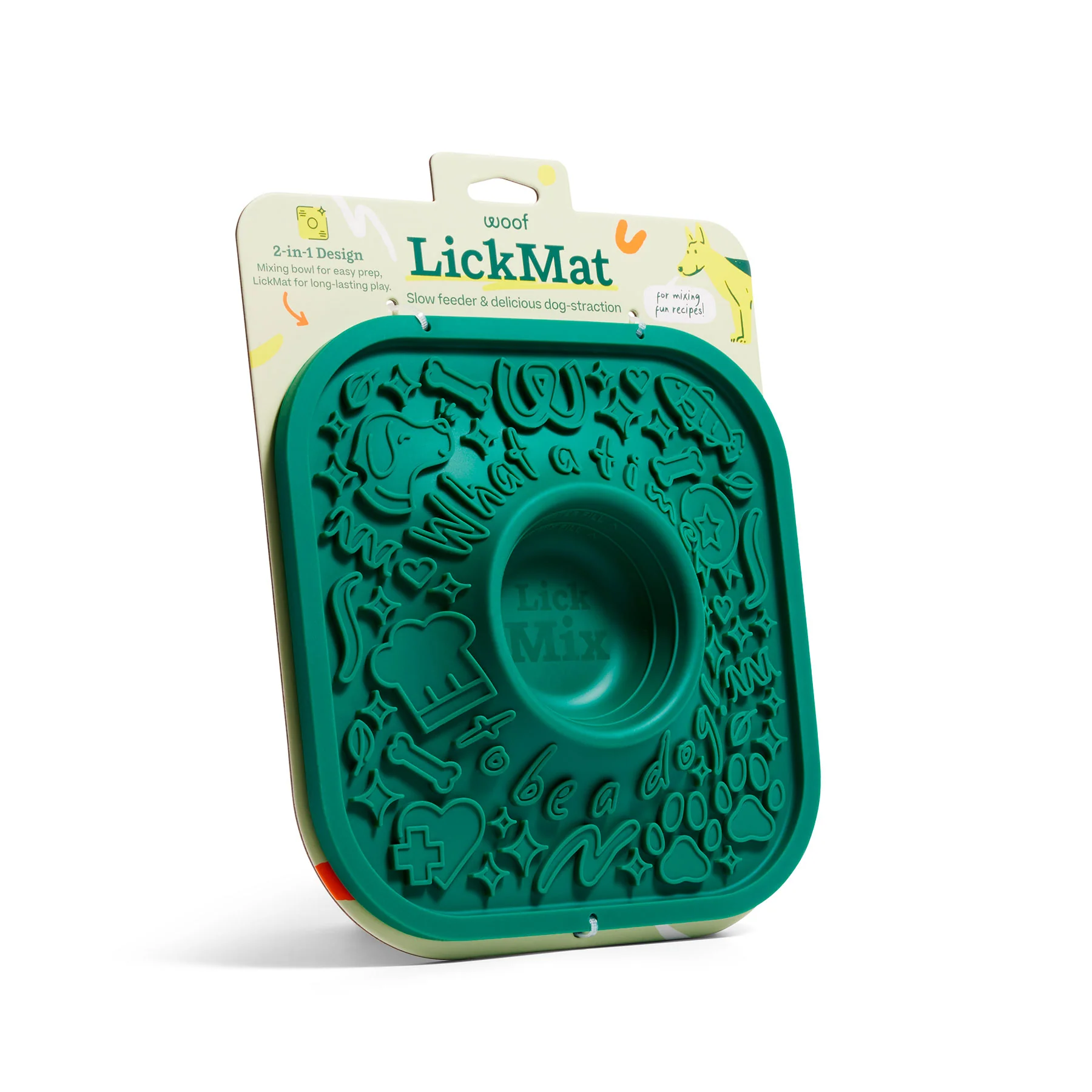 Leck- und Schleckmatte (grün)