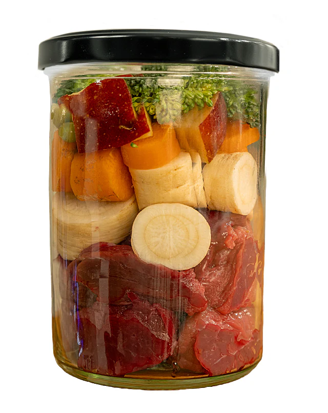Pferd mit Pastinake, Karotte und Brokkoli (im Glas) - Image 3